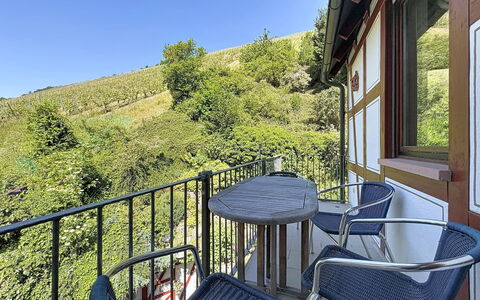 Schömbs: Balcony, Porch, Chair, Wood Stain, Hardwood, Eco Hotel