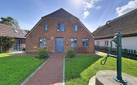 Dat Fischerhus: Roof, House, Residential Area, Home, Cottage, Rural Area, Estate, Driveway, Suburb, Landscaping