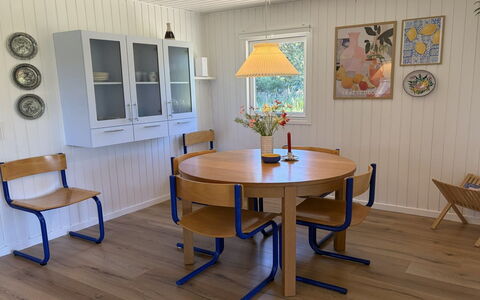 Goce - 300M from the Sea: Furniture, Flooring, Floor, Wood, Interior Design, Table, Chair, Dining Room, Kitchen & Dining Room Table, Wood Flooring