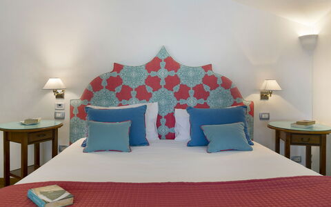 Villa Clara: Furniture, Interior Design, Textile, Bedroom, Floor, Ceiling, Linens, Room, Flooring, Bed