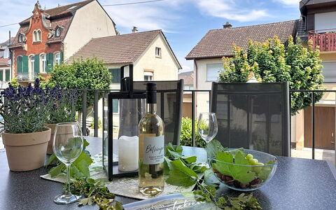 Endingen am Kaiserstuhl 100: Flowerpot, Urban Design, Houseplant, Balcony, Garden, Landscaping, Courtyard