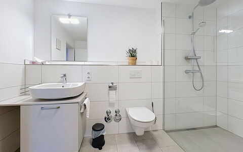 Endingen am Kaiserstuhl 100: Interior Design, Bathroom, Flooring, Plumbing Fixture, Floor, Sink, Tap, Bathroom Sink, Ceiling, Plumbing