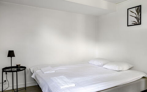 Odal: Bed, Interior Design, Wall, Floor, Furniture, Bedroom, Flooring, Bedding, Bed Sheet, Room