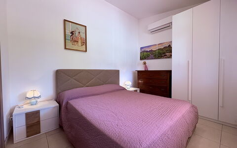 La Dimora di Artemide: Bed, Bedroom, Interior Design, Furniture, Bed Sheet, Bedding, Floor, Flooring, Wood, Room