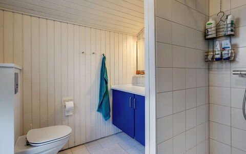 Wiebke - 50M from the Sea: Flooring, Plumbing Fixture, Bathroom, Wall, Floor, Wood, Sink, Bathroom Sink, Toilet, Interior Design