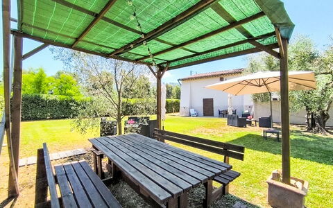 Scarlino 35: Shade, Canopy, Outdoor Structure, Pavilion, Garden, Leisure, Gazebo, Backyard, Lawn, Outdoor Furniture