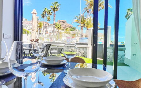 Sand, Sea and Love: Apartment, Chair, Shade, Glass, Hotel, Balcony, Houseplant, Resort, Eco Hotel