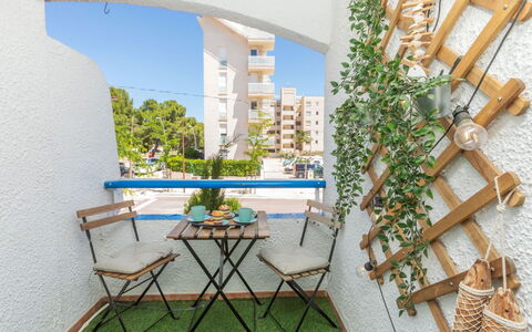 Marc Miami: Furniture, Outdoor Furniture, Apartment, Chair, Balcony, Shade, Outdoor Table, Porch, Houseplant, Patio