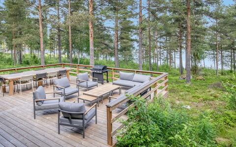 Joutsen: Wood, Deck, Hardwood, Outdoor Furniture, Plank, Chair, Outdoor Table, Garden, Porch, Wood Stain