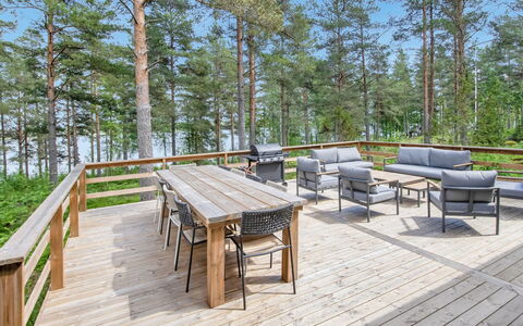 Joutsen: Wood, Wood Flooring, Hardwood, Deck, Porch, Plank, Outdoor Furniture, Wood Stain, Outdoor Table, Chair