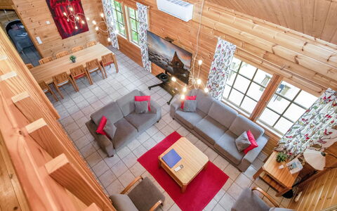 Joutsen: Wood, Interior Design, Floor, Cottage, Couch, Home, Living Room, Ceiling, Log Cabin