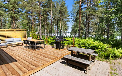 Tiira: Wood, Land Lot, Deck, Garden, Shade, Hardwood, Plank, Outdoor Furniture, Landscaping