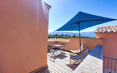 Hameau de Saint Cyprien: Furniture, Outdoor Furniture, Chair, Garden, Backyard, Shade, Yard, Landscaping, Eco Hotel, Outdoor Table