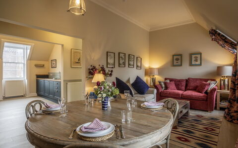 Glen Apartment: Furniture, Outdoor Furniture, Chair, Garden, Backyard, Shade, Yard, Landscaping, Eco Hotel, Outdoor Table