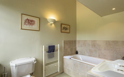 Lauderdale Apartment: Flooring, Interior Design, Floor, Plumbing Fixture, Bathroom, Ceiling, Bathtub, Plumbing, Lighting, Room