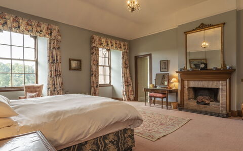 Macduff Tower: Furniture, Interior Design, Wall, Bedroom, Bed, Wood, Ceiling, Flooring, Floor, Textile
