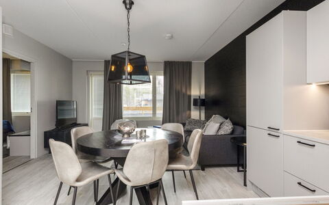 Levin Kunkku B2: Furniture, Interior Design, Flooring, Light Fixture, Floor, Ceiling, Wood, Chandelier, Apartment, Lighting