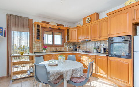 Mestral: Kitchen, Furniture, Interior Design, Flooring, Wood, Floor, Cabinetry, Countertop, Kitchen Appliance, Ceiling