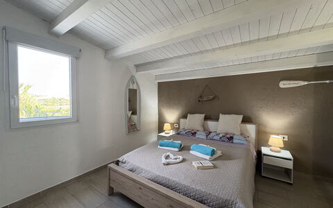 Villa Emme: Furniture, Flooring, Wood, Floor, Bedroom, Interior Design, Bed, Ceiling, Home, Room