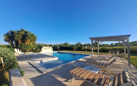 Villa Emme: Blue, Swimming Pool, Resort, Composite Material, Leisure, Outdoor Furniture, Shade, Landscaping, Eco Hotel, Estate