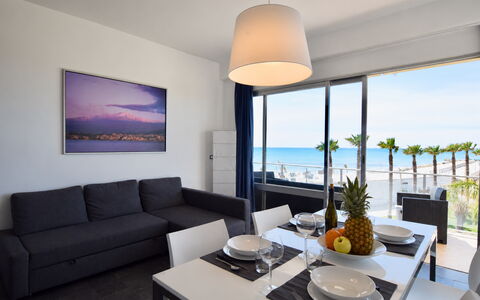 La Casa di Luigi: Furniture, Sea, Shade, Chair, Apartment, Ocean, Coast, Resort, Hotel