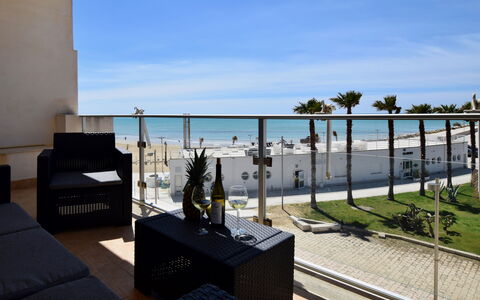 La Casa di Luigi: Sea, Ocean, Coast, Beach, Shade, Balcony, Shore, Outdoor Furniture, Chair, Seaside Resort