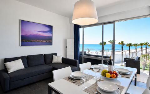 La Casa di Luigi: Furniture, Apartment, Sea, Chair, Shade, Ocean, Coast, Hotel, Resort