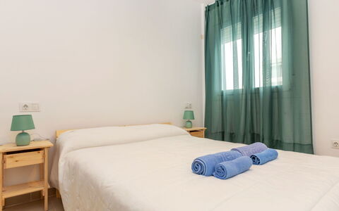 Benicarlo Center: Wood, Furniture, Chair, Sea, Apartment, Balcony, Ocean, Shade, Outdoor Furniture, Wood Stain