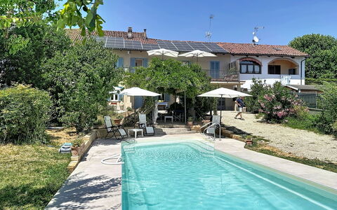 La Casetta di Palmira: Swimming Pool, Outdoor Furniture, Resort, Furniture, Leisure, Umbrella, Chair, Shade, Hacienda, Eco Hotel
