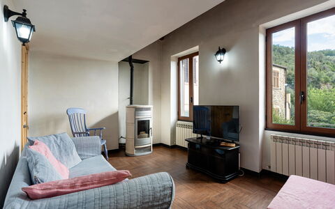Ca Dell'Andre: Furniture, Interior Design, Wall, Flooring, Wood, Room, Floor, Ceiling, Lighting, Living Room