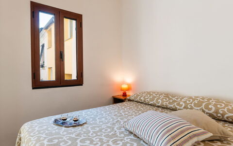 Ca Dell'Andre: Interior Design, Wall, Floor, Bed, Bedroom, Flooring, Wood, Furniture, Room, Bed Sheet