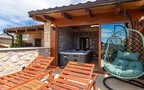 Villa Lara: Swimming Pool, Residential Area, Thermae, Resort, Composite Material, Leisure, Estate, Artificial Turf, Hacienda, Villa