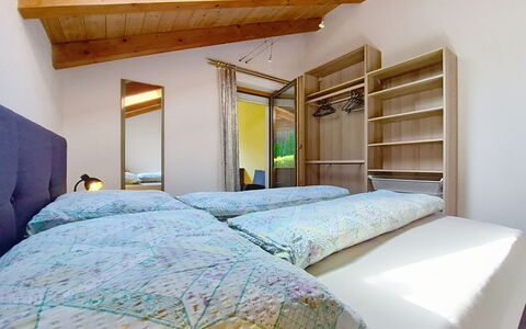 Vöstl: Interior Design, Wood, Furniture, Ceiling, Bedroom, Bed, Floor, Room, Flooring, Lighting