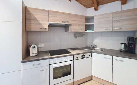Vöstl: Kitchen, Kitchen Appliance, Countertop, Major Appliance, Interior Design, Cabinetry, Flooring, Kitchen Sink, Furniture, Floor
