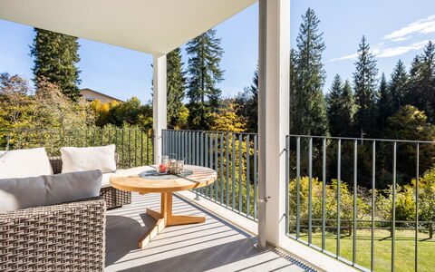 Taviarna Laax 3.6: Wood, Porch, Furniture, Chair, Outdoor Furniture, Home, Deck, Shade, Eco Hotel, Balcony