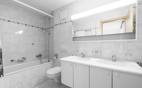 Val Mulin 8.2: Bathroom, Flooring, Plumbing Fixture, Interior Design, Floor, Sink, Bathroom Sink, Tap, Ceiling, Plumbing