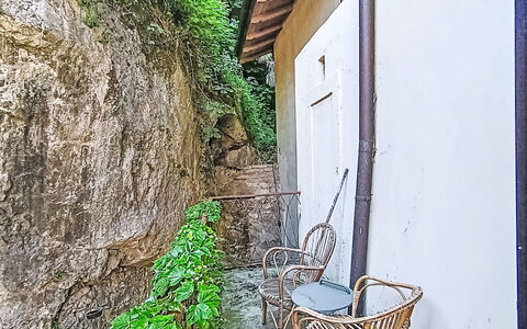 Via Monte Brione: Furniture, Outdoor Furniture, Chair, Shade, Outdoor Table, Houseplant, Patio, Yard, Design, Balcony