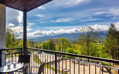 Panorama: Furniture, Outdoor Furniture, Chair, Shade, Outdoor Table, Houseplant, Patio, Yard, Design, Balcony