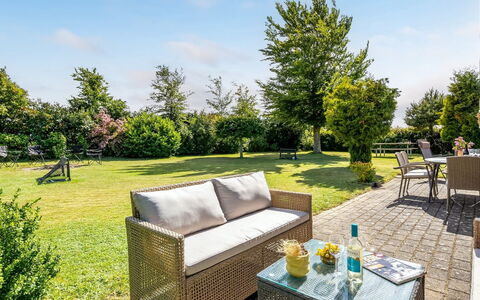 Kristanna - 1.2Km from the Sea: Furniture, Outdoor Furniture, Shrub, Garden, Chair, Table, Land Lot, Outdoor Table, Shade, Lawn