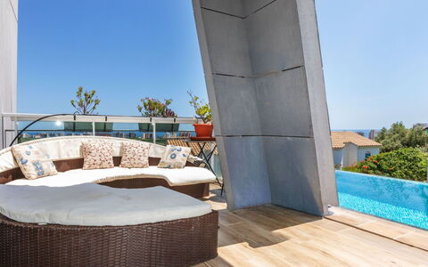 Manuela: Furniture, Floor, Apartment, Shade, Hardwood, Chair, Wood Flooring, Eco Hotel, Balcony, Resort