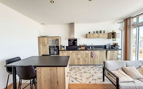 Sombreuil: Furniture, Kitchen, Interior Design, Flooring, Wood, Countertop, Floor, Cabinetry, Kitchen Appliance, Ceiling