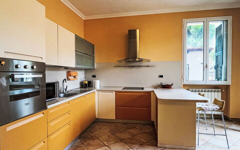 Daisy: Kitchen, Countertop, Interior Design, Kitchen Appliance, Flooring, Major Appliance, Cabinetry, Wood, Floor, Furniture
