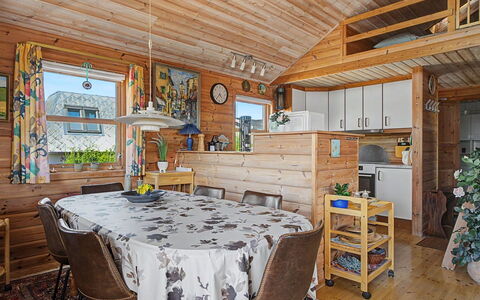 Evdokija - 50M from the Sea: Wood, Furniture, Home, Cottage, House, Ceiling, Room, Kitchen, Door, Hardwood