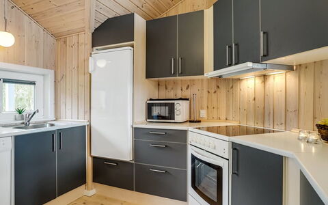 Skakke - 350M to the Fjord: Wood, Kitchen, Ceiling, Interior Design, Flooring, Countertop, Kitchen Appliance, Major Appliance, Floor, Cabinetry