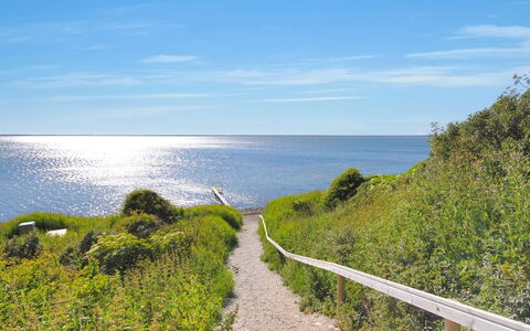 Skakke - 350M to the Fjord: Blue, Green, Horizon, Sea, Coastal And Oceanic Landforms, Coast, Ocean, Shore, Walkway, Boardwalk