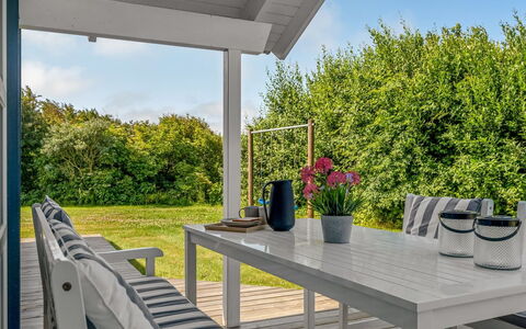 Skakke - 350M to the Fjord: Furniture, Chair, Outdoor Furniture, Table, Wood, Kitchen & Dining Room Table, Outdoor Table, Porch, Shade, Coffee Table