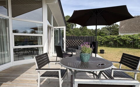Eerika - 1Km from the Sea: Furniture, Outdoor Furniture, Chair, Table, Outdoor Table, Kitchen & Dining Room Table, Porch, Deck, Shade, Hardwood
