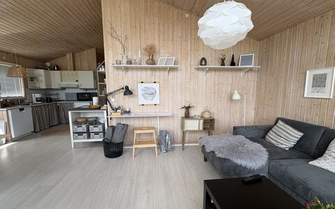 Eerika - 1Km from the Sea: Wood, Interior Design, Furniture, Ceiling, Flooring, Floor, Lighting, Light Fixture, Room, Home