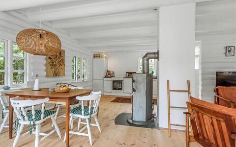 Armund - 50M from the Sea: Furniture, Flooring, Interior Design, Floor, Wood Flooring, Wood, Ceiling, Chair, Kitchen & Dining Room Table, Dining Room