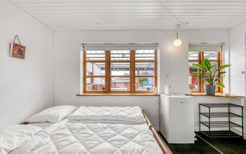 Sinikka - 600M to the Fjord: Wall, Interior Design, Flooring, Floor, Wood, Bedroom, Bed, Ceiling, Furniture, Bed Sheet
